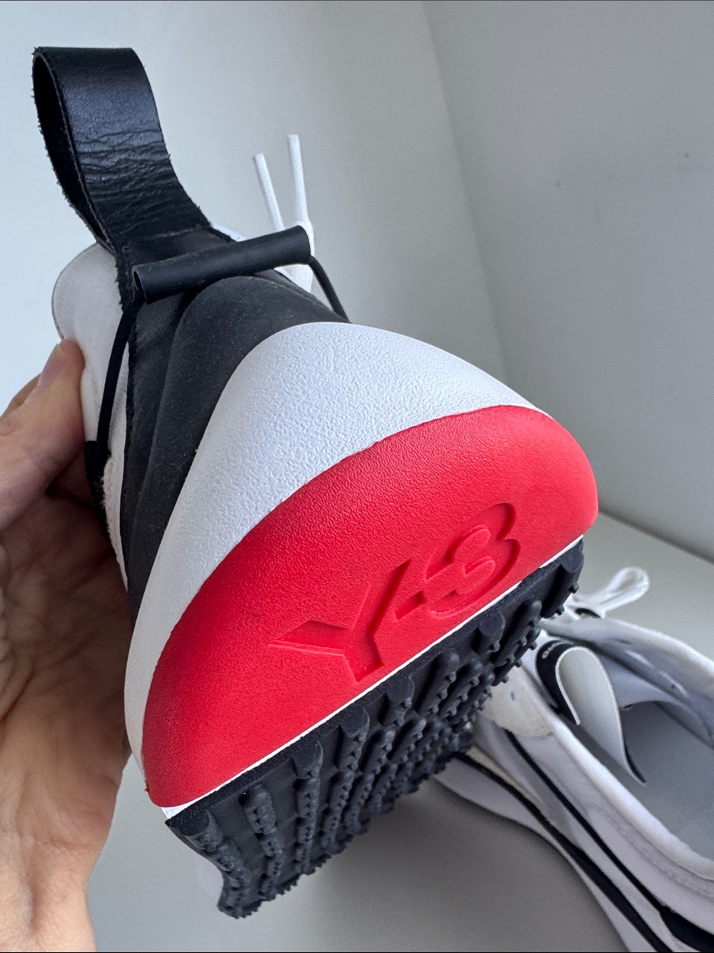 Yohji Yamamoto Y-3 White and Black Men's Sneakers - Picture 16 of 17